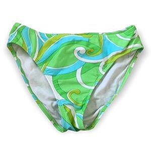 3/$15 By the beach retro 70s print neon bathing suit bottom